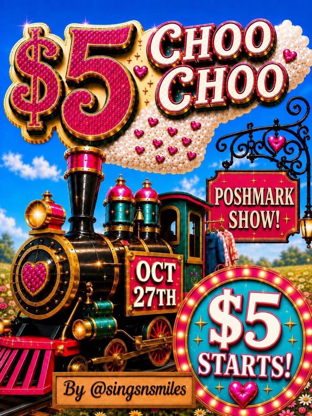 OCT 27th CHOO CHOOSE TRAIN